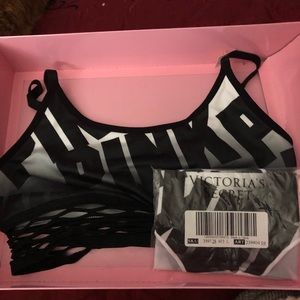 Victoria secret pink bra and panty matching set